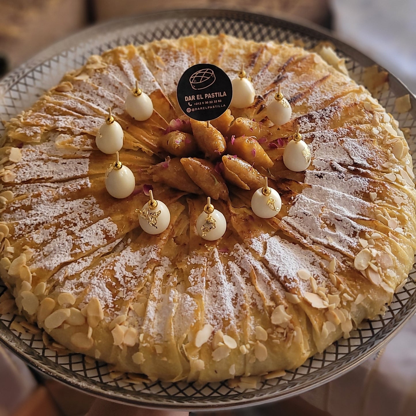 Pastilla poulet amandes